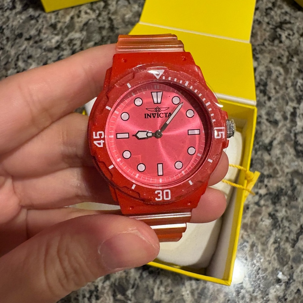 Invicta Celestial Women's Watch - 35mm,
Transparent, Red NWT